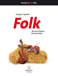 Folk for Two Violins cover Thumbnail